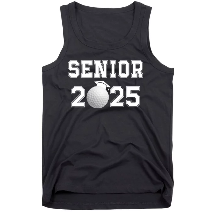 Senior Golf Player Class Of 2025 Senior High School Grad Senior Class Of 2025 Tank Top