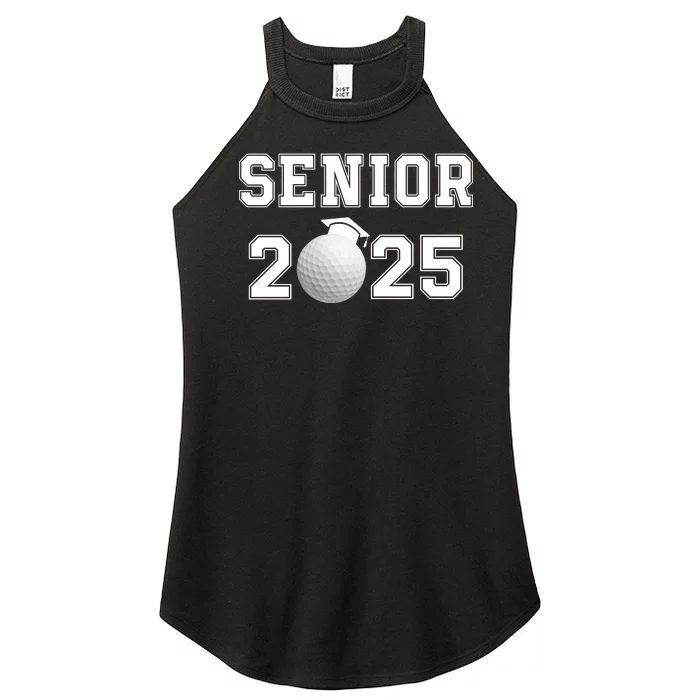 Senior Golf Player Class Of 2025 Senior High School Grad Senior Class Of 2025 Women’s Perfect Tri Rocker Tank