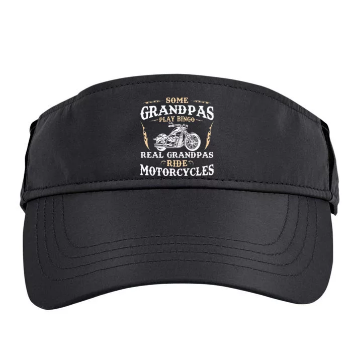 Some Grandpas Play Bingo Real Grandpas Ride Motorcycles Adult Drive Performance Visor