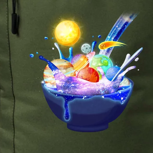 Space Galaxy Planets Cereal Bowl Daily Commute Backpack