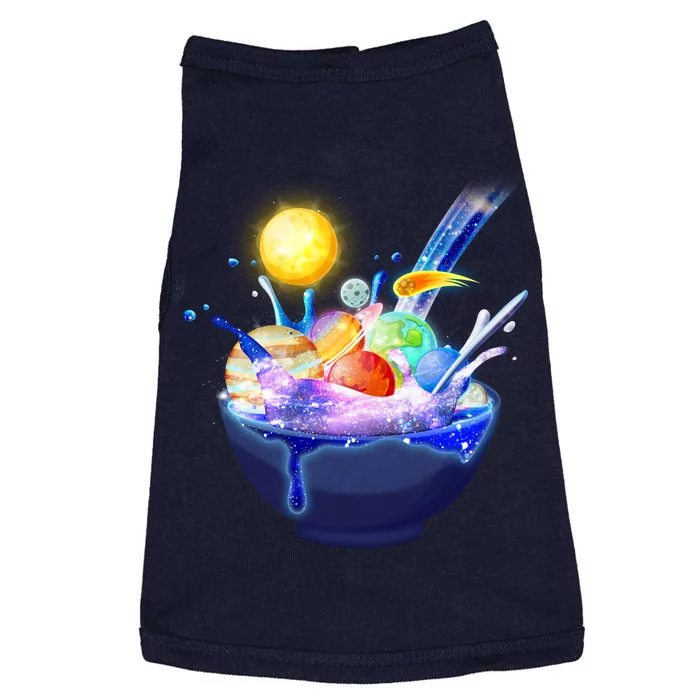 Space Galaxy Planets Cereal Bowl Doggie Tank