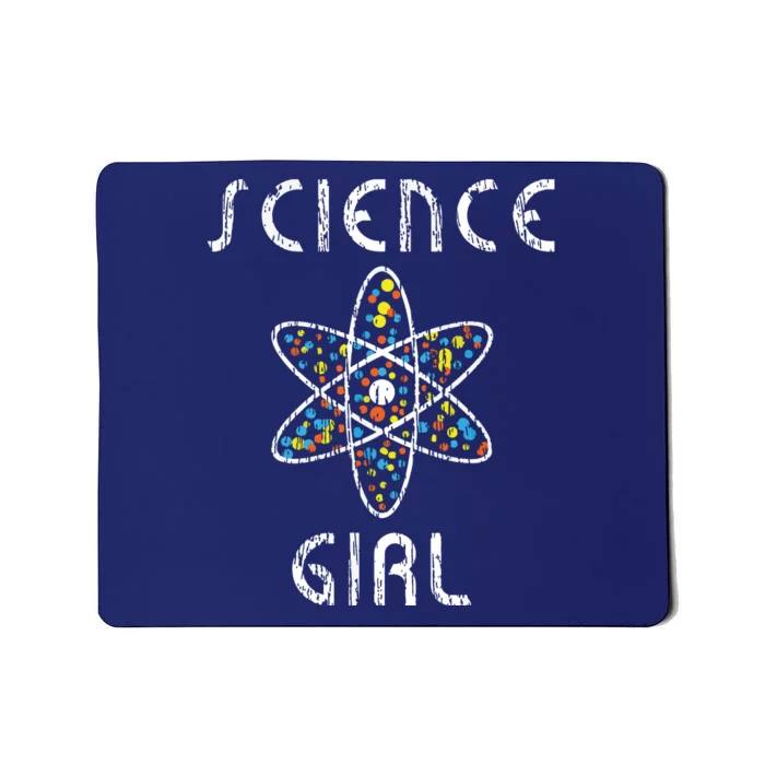 Science Girl Physics Chemists Teacher Student Gift Mousepad