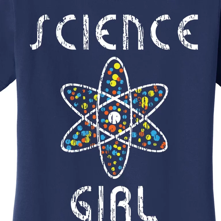 Science Girl Physics Chemists Teacher Student Gift Women's T-Shirt