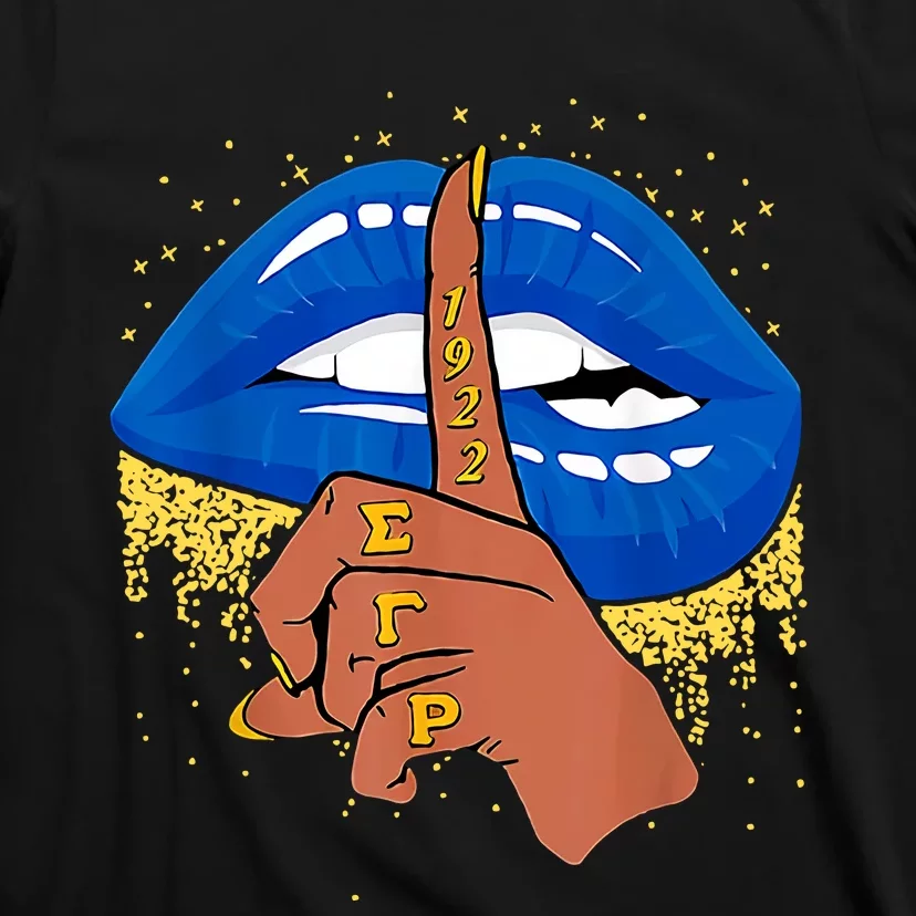 Sigma Gamma Rho 1922 African American Cool Lips Bite Gamma T-Shirt