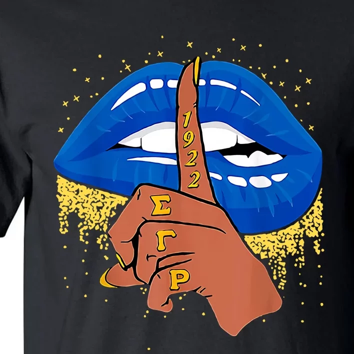 Sigma Gamma Rho 1922 African American Cool Lips Bite Gamma Tall T-Shirt