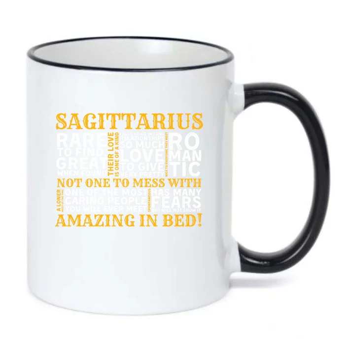 Sagittarius Gift Rare Characteristic Personality Trait Pun Gift Black Color Changing Mug