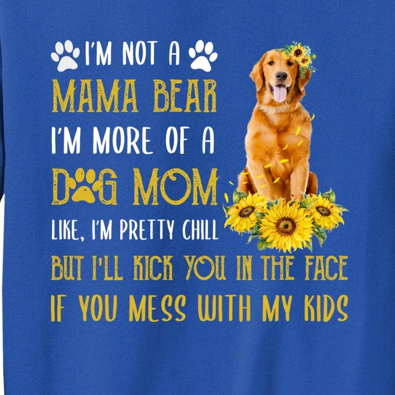 Sunflower Golden Retriever Mom Mothers Day Dog Mom Gift Tall Sweatshirt