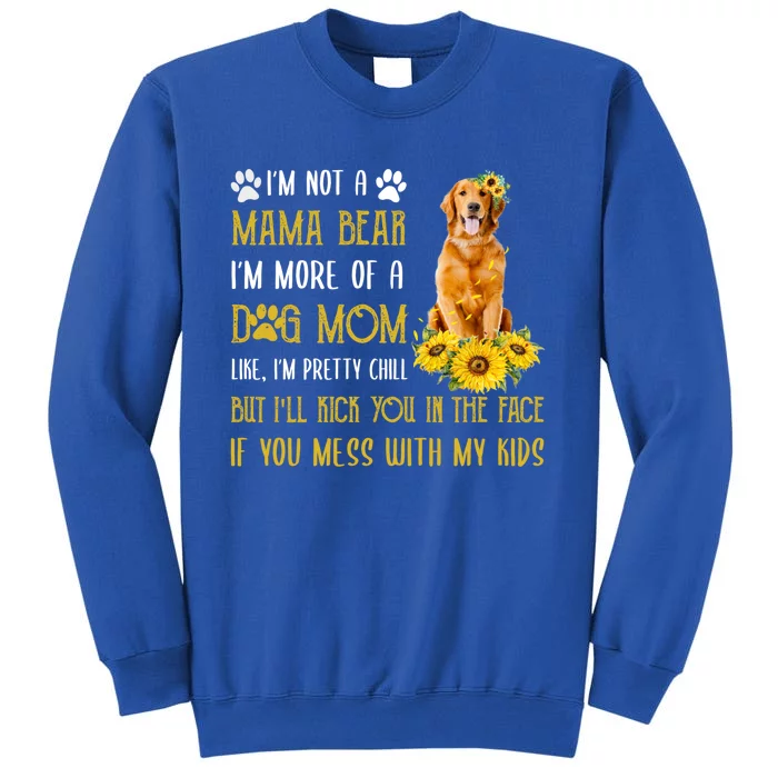 Sunflower Golden Retriever Mom Mothers Day Dog Mom Gift Tall Sweatshirt