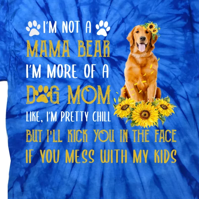 Sunflower Golden Retriever Mom Mothers Day Dog Mom Gift Tie-Dye T-Shirt