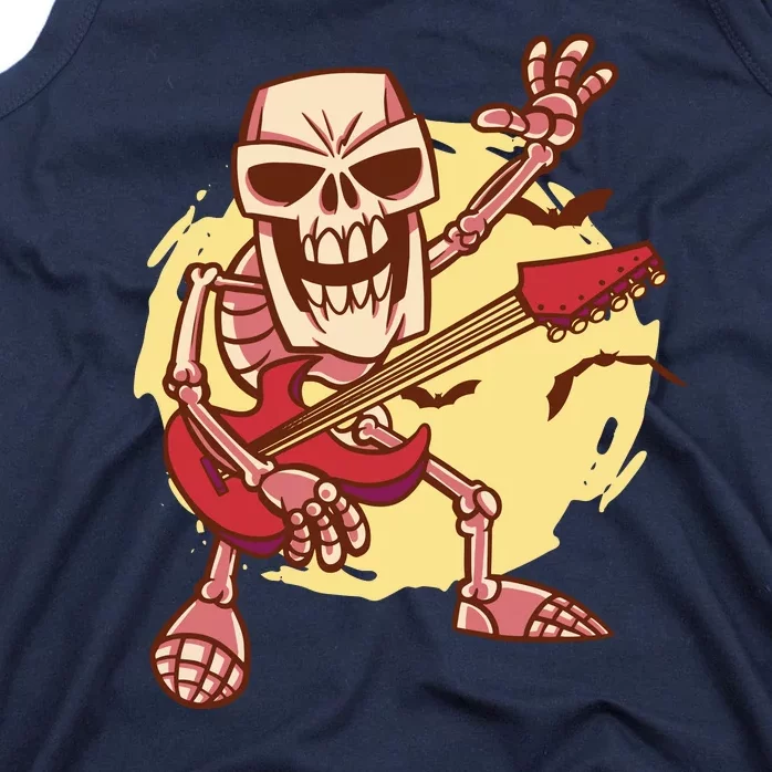 Skeleton Guitar Rock Tank Top