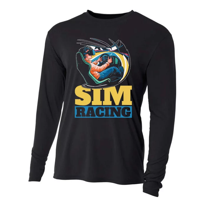 Simulation Gaming Race Car Racer Sim Racing Cooling Performance Long Sleeve Crew