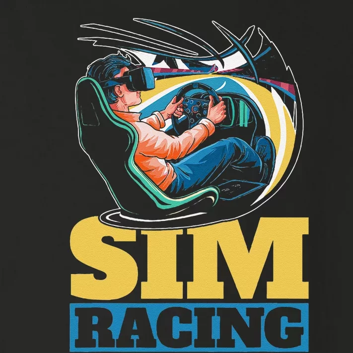 Simulation Gaming Race Car Racer Sim Racing Toddler Long Sleeve Shirt