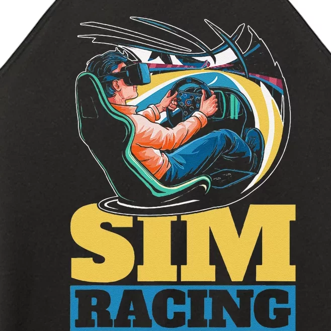 Simulation Gaming Race Car Racer Sim Racing Women’s Perfect Tri Rocker Tank