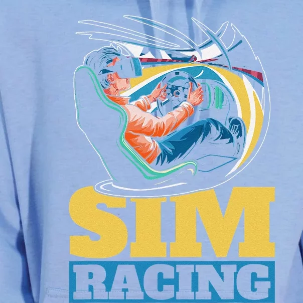 Simulation Gaming Race Car Racer Sim Racing Unisex Surf Hoodie