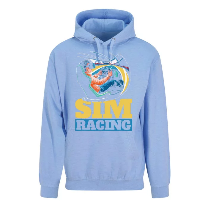 Simulation Gaming Race Car Racer Sim Racing Unisex Surf Hoodie