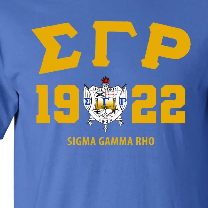 Sigma Gamma Rho Sorority Tall T-Shirt