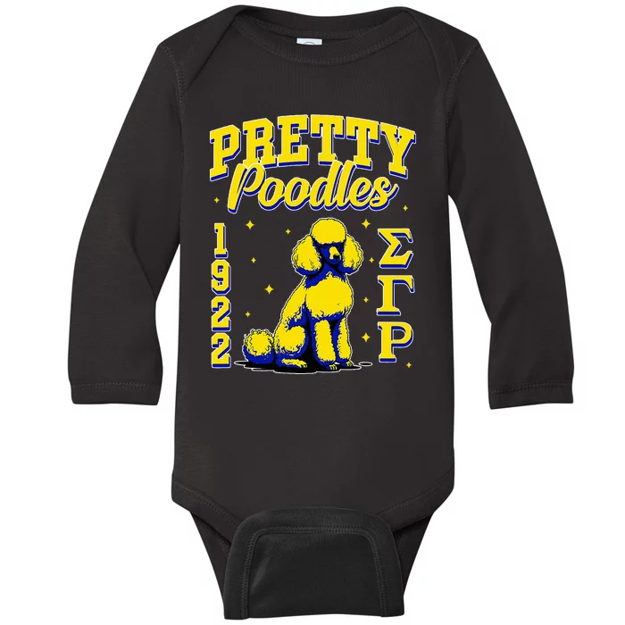 Sigma Gamma Rho Sorority Baby Long Sleeve Bodysuit