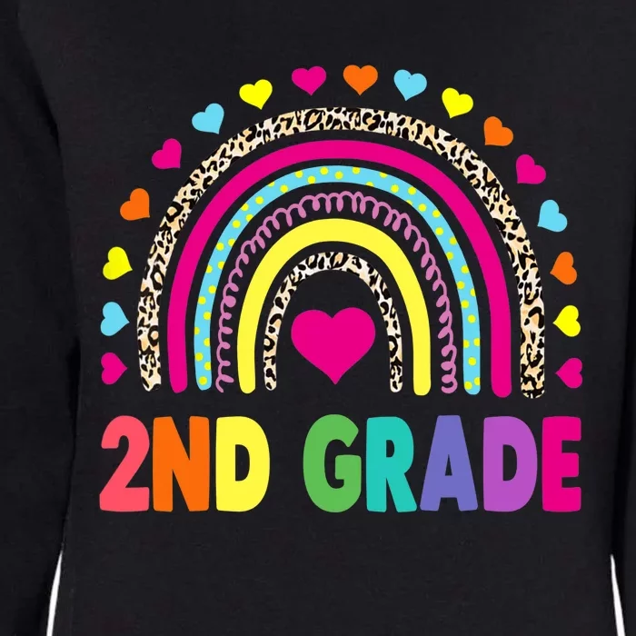 Second Grade Rainbow Girl Boy Teacher Team 2nd Grade Squad Womens California Wash Sweatshirt