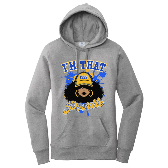 Sigma Gamma Rho Sorority IM That Poodle Rhoyal Girl Pride Women's Pullover Hoodie