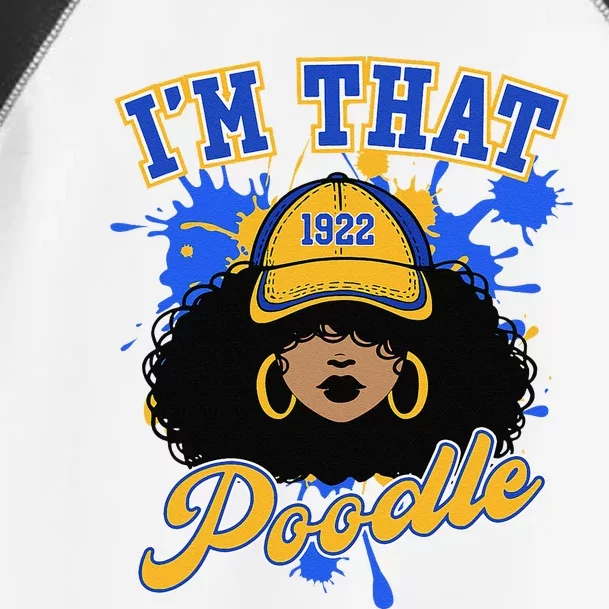 Sigma Gamma Rho Sorority IM That Poodle Rhoyal Girl Pride Toddler Fine Jersey T-Shirt