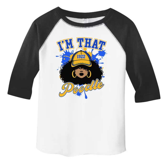 Sigma Gamma Rho Sorority IM That Poodle Rhoyal Girl Pride Toddler Fine Jersey T-Shirt