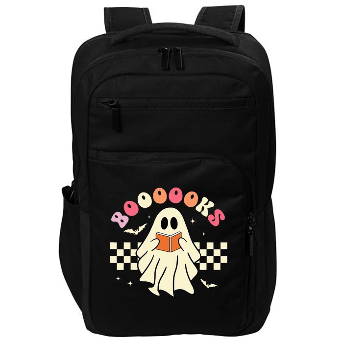 Spooky Ghost Reading Book Halloween Teacher Gift Impact Tech Backpack