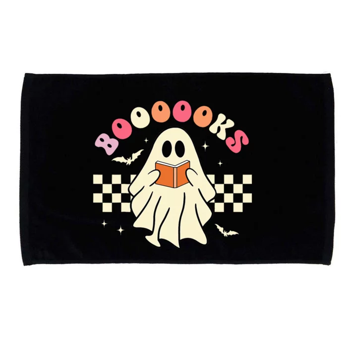 Spooky Ghost Reading Book Halloween Teacher Gift Microfiber Hand Towel