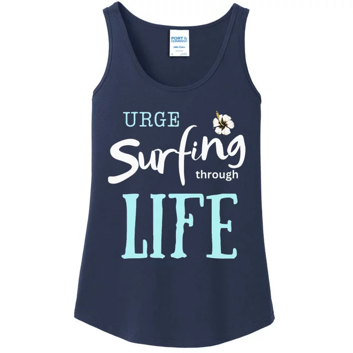 Sober Gift Recovery Woman Sobriety Tee Urge Surfing Ladies Essential Tank