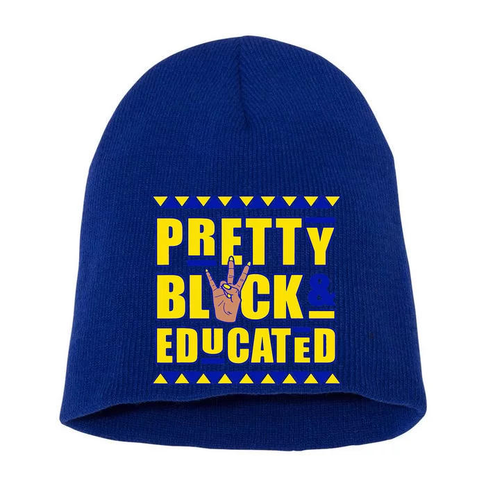 Sigma Gamma Rho Sorority Short Acrylic Beanie