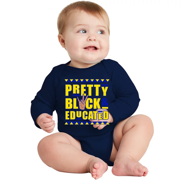 Sigma Gamma Rho Sorority Baby Long Sleeve Bodysuit