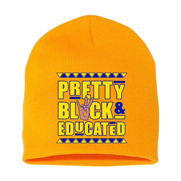 Sigma Gamma Rho Sorority Short Acrylic Beanie