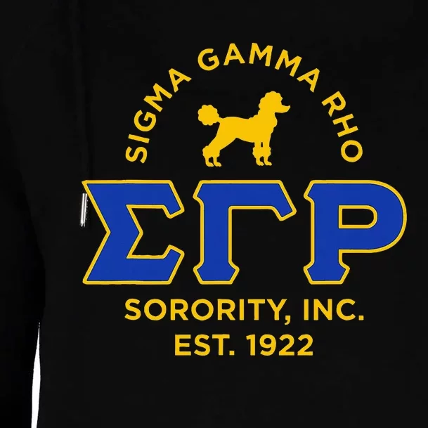 Sigma Gamma Rho Sorority Womens Funnel Neck Pullover Hood