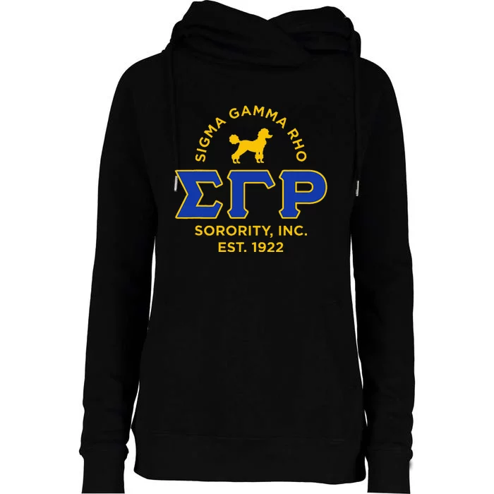 Sigma Gamma Rho Sorority Womens Funnel Neck Pullover Hood