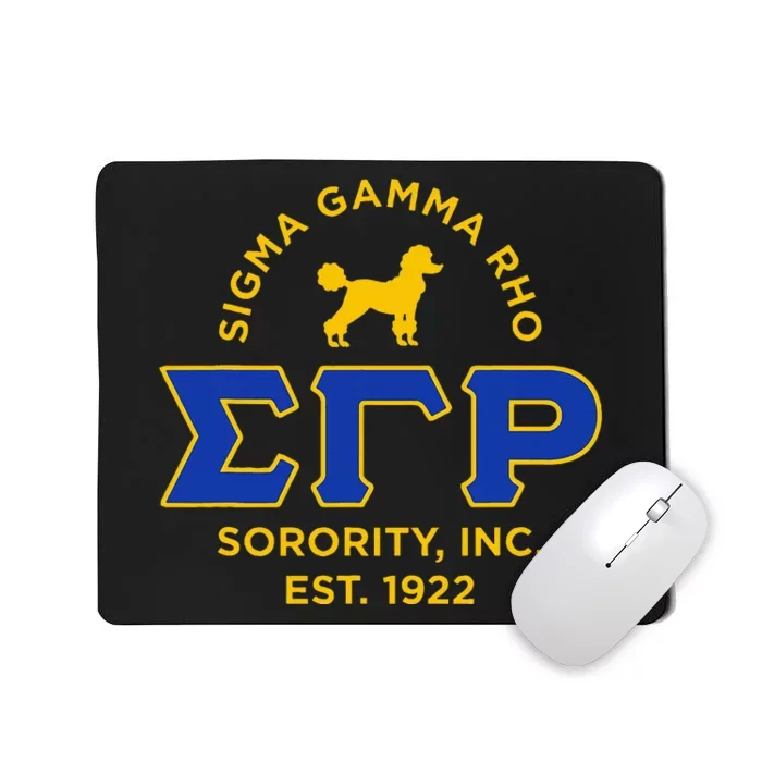 Sigma Gamma Rho Sorority Mousepad