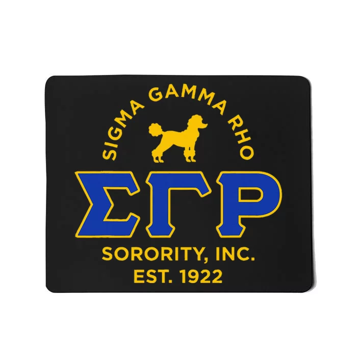 Sigma Gamma Rho Sorority Mousepad