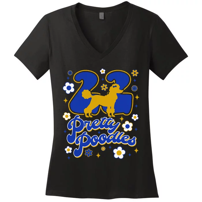 Sigma Gamma Rho Sorority Sisterhood Women's V-Neck T-Shirt