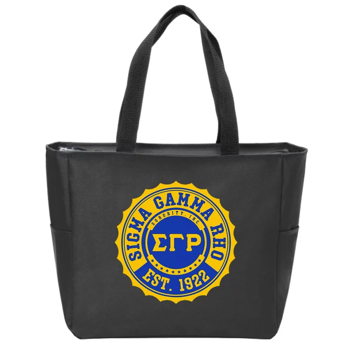 Sigma Gamma Rho Sorority Zip Tote Bag