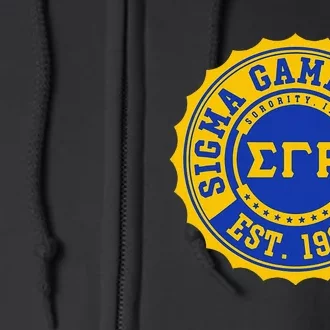 Sigma Gamma Rho Sorority Full Zip Hoodie