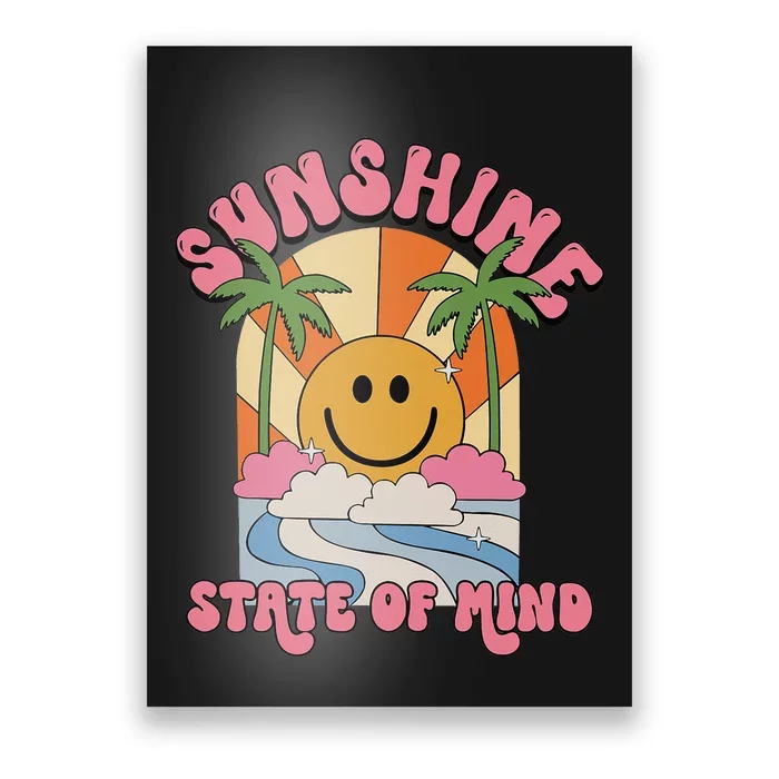 Sunshine Groovy Retro Family Vibes Vacation Summer Holiday Poster