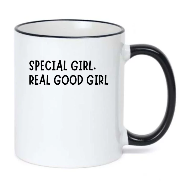 Special Girl Real Good Girl Funny Girls Christmas Black Color Changing Mug