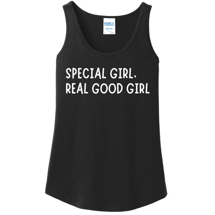 Special Girl Real Good Girl Funny Girls Christmas Ladies Essential Tank