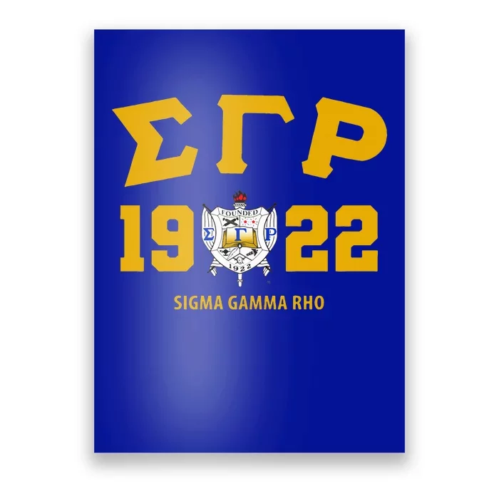 Sigma Gamma Rho Sorority Poster