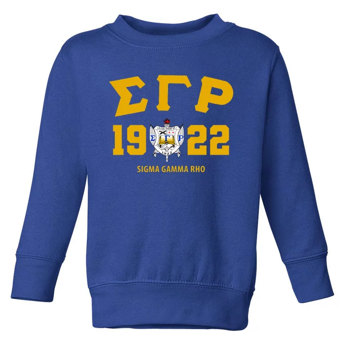 Sigma Gamma Rho Sorority Toddler Sweatshirt