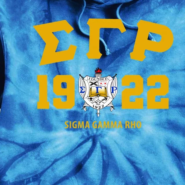 Sigma Gamma Rho Sorority Tie Dye Hoodie