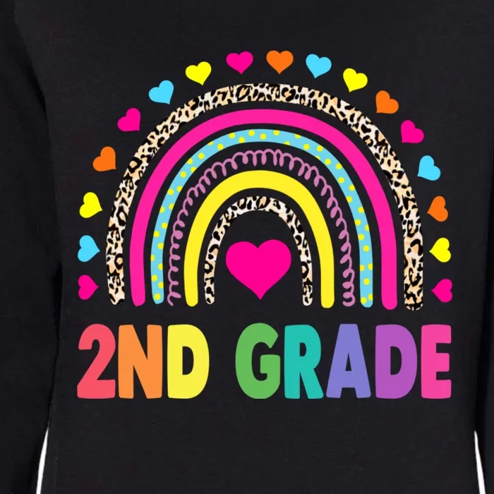 Second Grade Rainbow Girls Boys Teacher Team 2nd Grade Squad Womens California Wash Sweatshirt