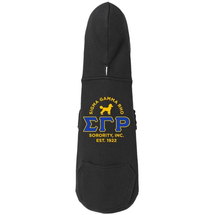 Sigma Gamma Rho Sorority Doggie 3-End Fleece Hoodie