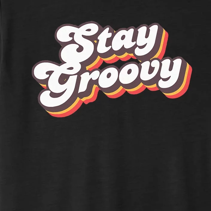 Stay Groovy Roller Disco Outfit 70s Costume For Women ChromaSoft Performance T-Shirt