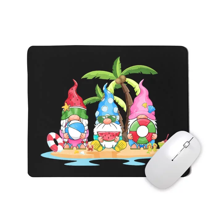 Sunflower Gnome Shows Heart & Love For Gardener And Summer Mousepad