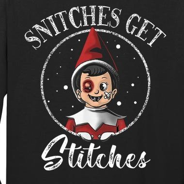 Snitches Get Stitches Tall Long Sleeve T-Shirt
