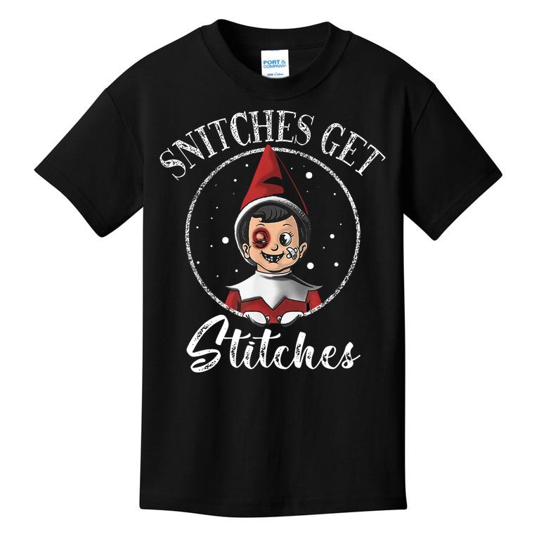Snitches Get Stitches Kids T-Shirt